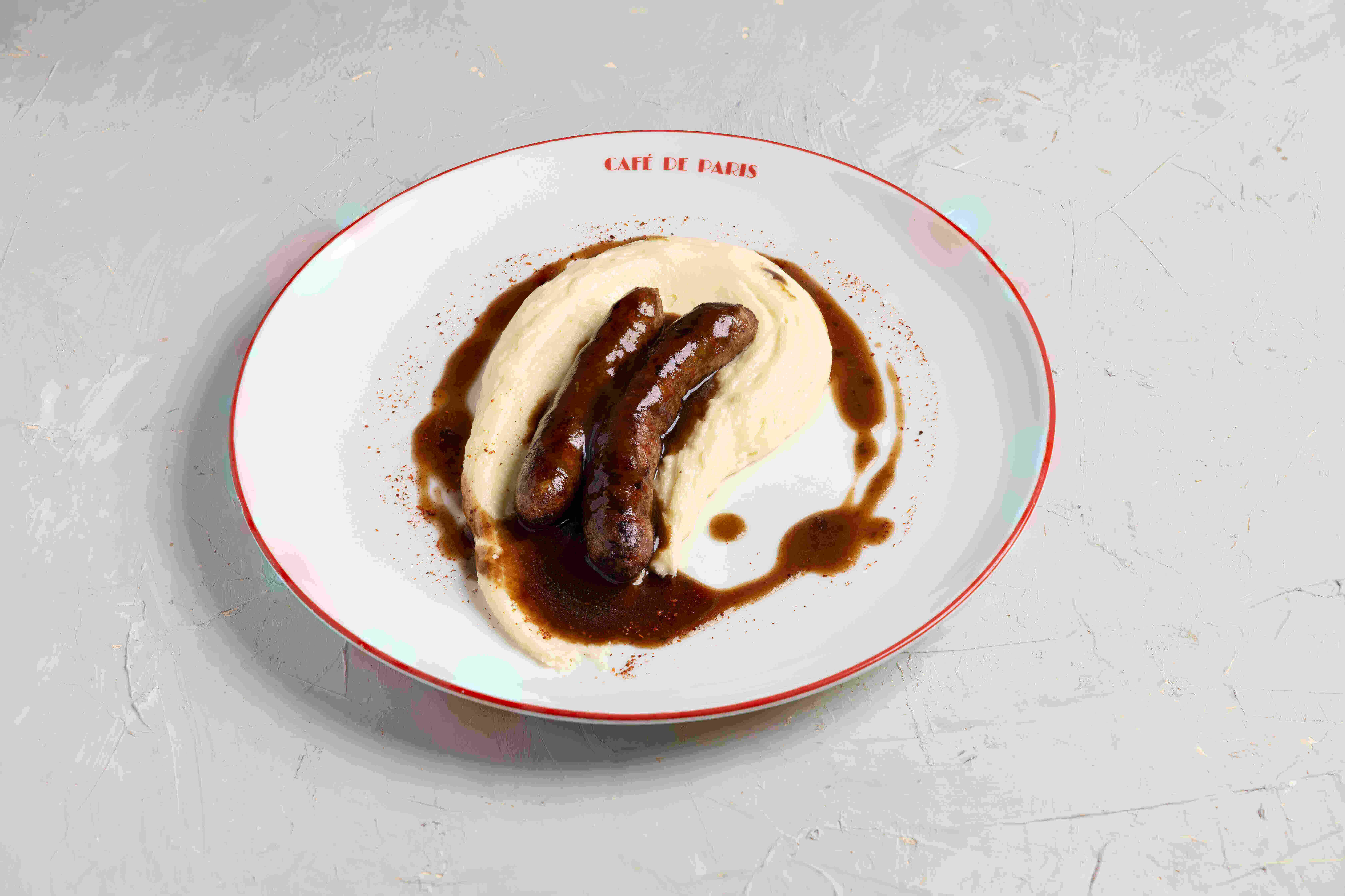 SAUSAGE AND MASHED POTATO