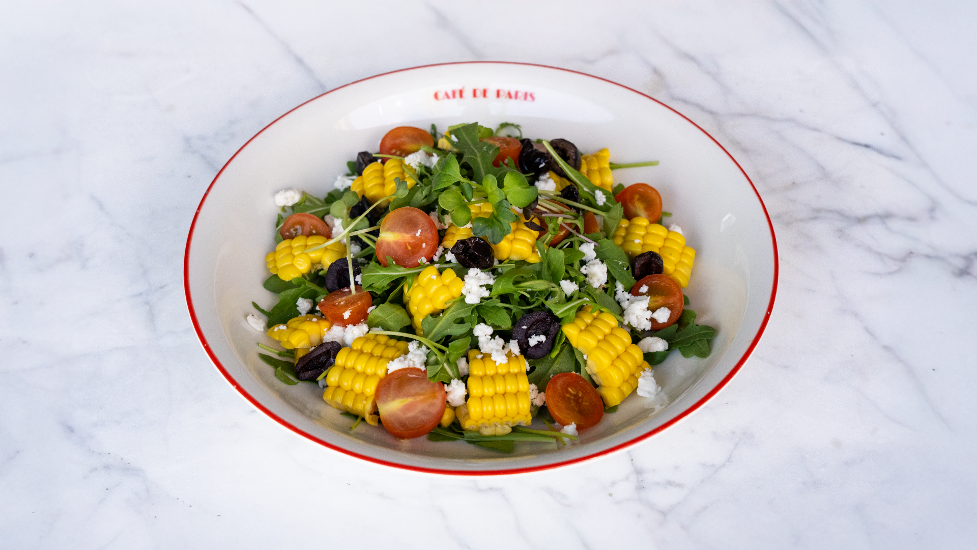 CORN AND FETA SALAD